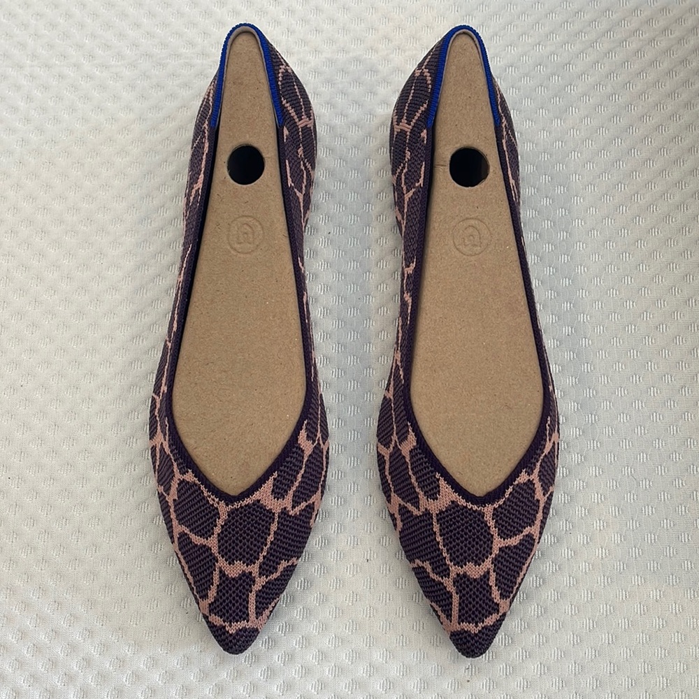 NWB Rothy’s The Point in Violet Giraffe